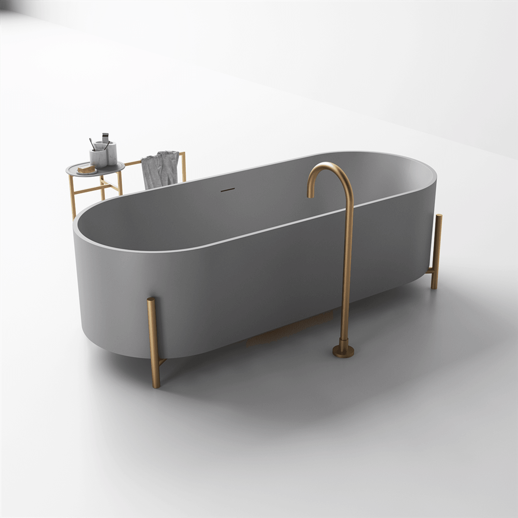 Elise Statement Bath on Legs 1800mm ST82 gallery detail image