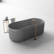 Venus Fluted Stone Bath 1700mm - ST86 gallery detail image