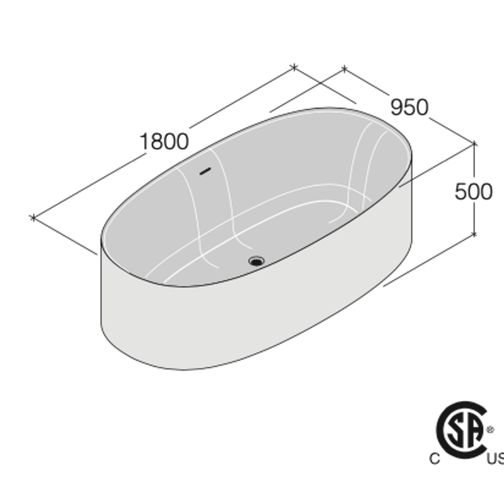 Sabbia Bathtub by Boffi gallery detail image