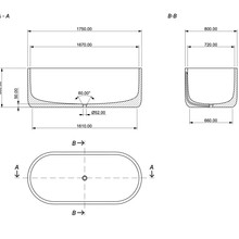 Aqvato Nais Bath Tub gallery detail image