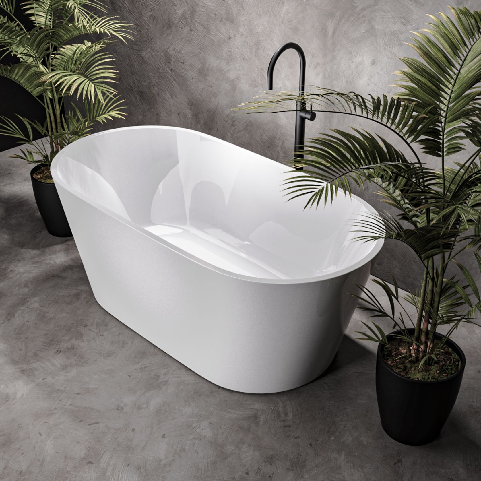 Tondo 1500 Freestanding Bath gallery detail image