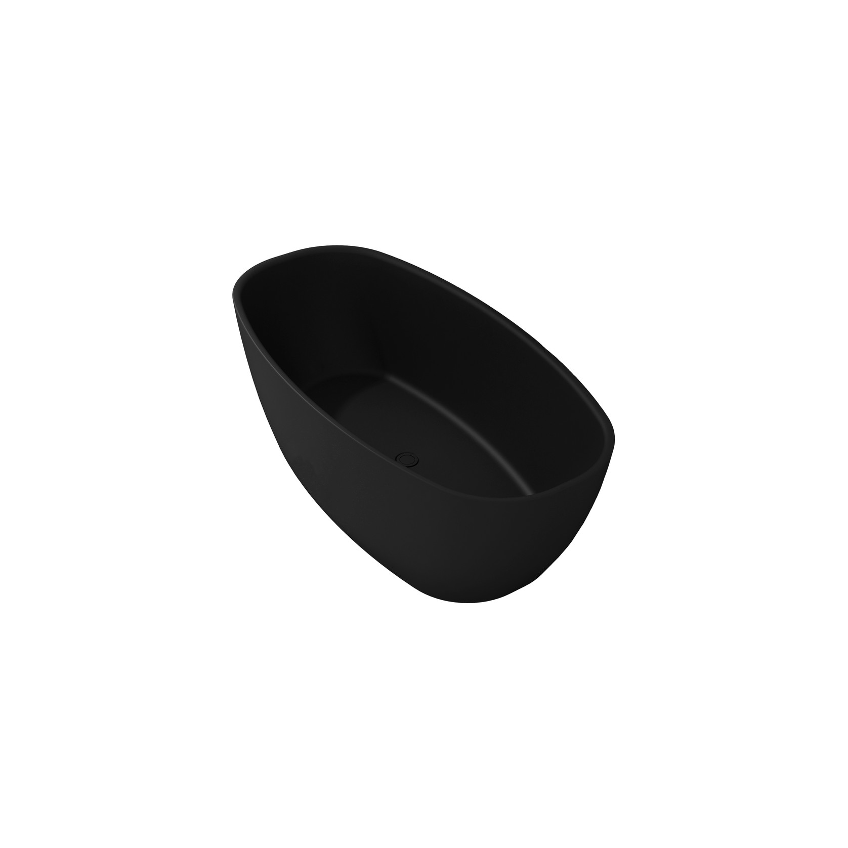 Coco 1600mm Freestanding Bath Matte Black gallery detail image