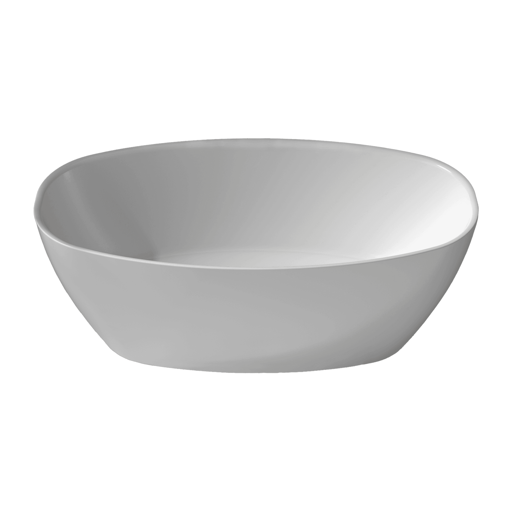 Coco 1600mm Freestanding Bath Gloss White gallery detail image