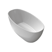 Coco 1600mm Freestanding Bath Gloss White gallery detail image