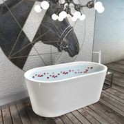 Unika Oval W/Overflow Gloss Bath Tub gallery detail image