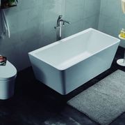 Unika Edge W/Overflow Gloss Bath Tub gallery detail image