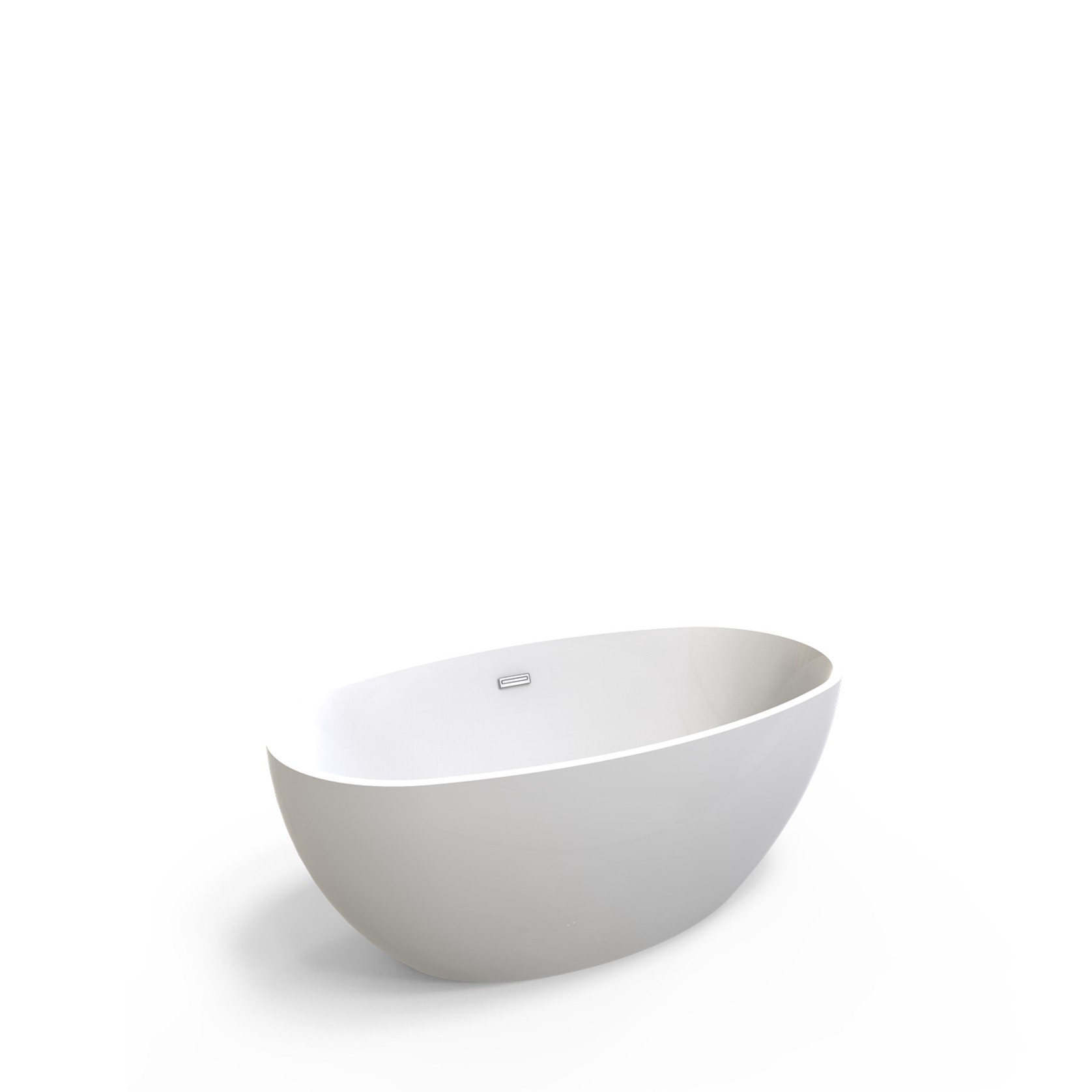 Unika Oval Freestanding W/Overflow Bath Tub gallery detail image