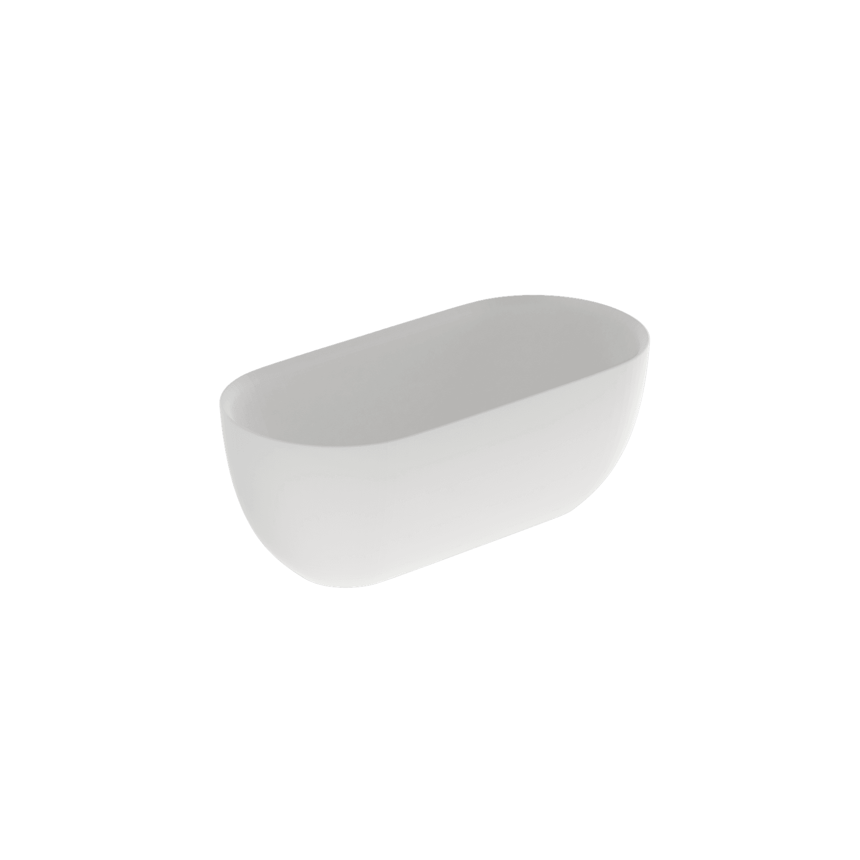 Kurv 1500 Freestanding Bath Matt White gallery detail image