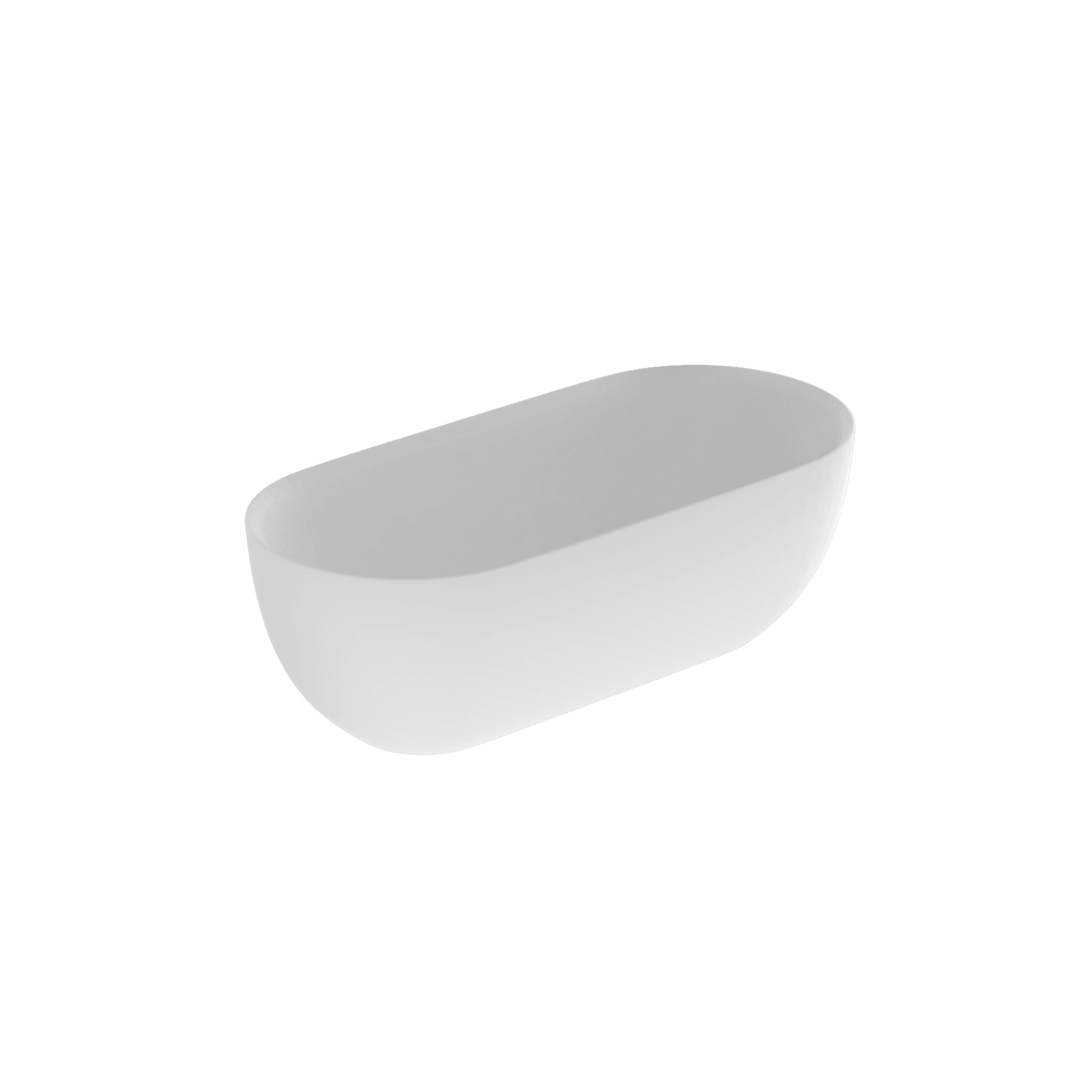 Kurv 1700 Freestanding Bath Matt White gallery detail image