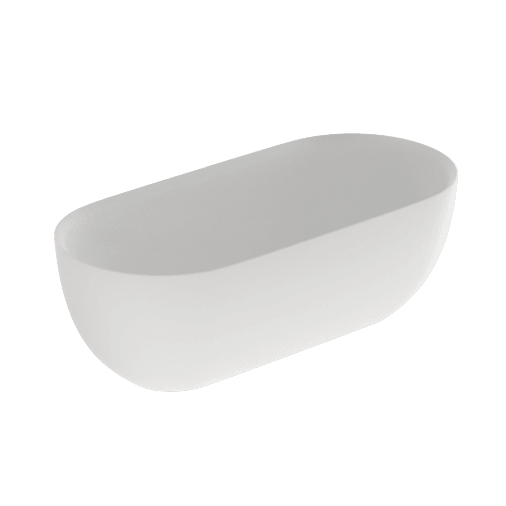 Kurv 1700 Freestanding Bath Matt White gallery detail image