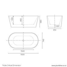 Tondo 1500 Freestanding Bath gallery detail image