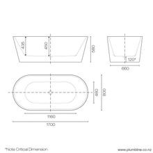 Tondo 1700 Freestanding Bath gallery detail image
