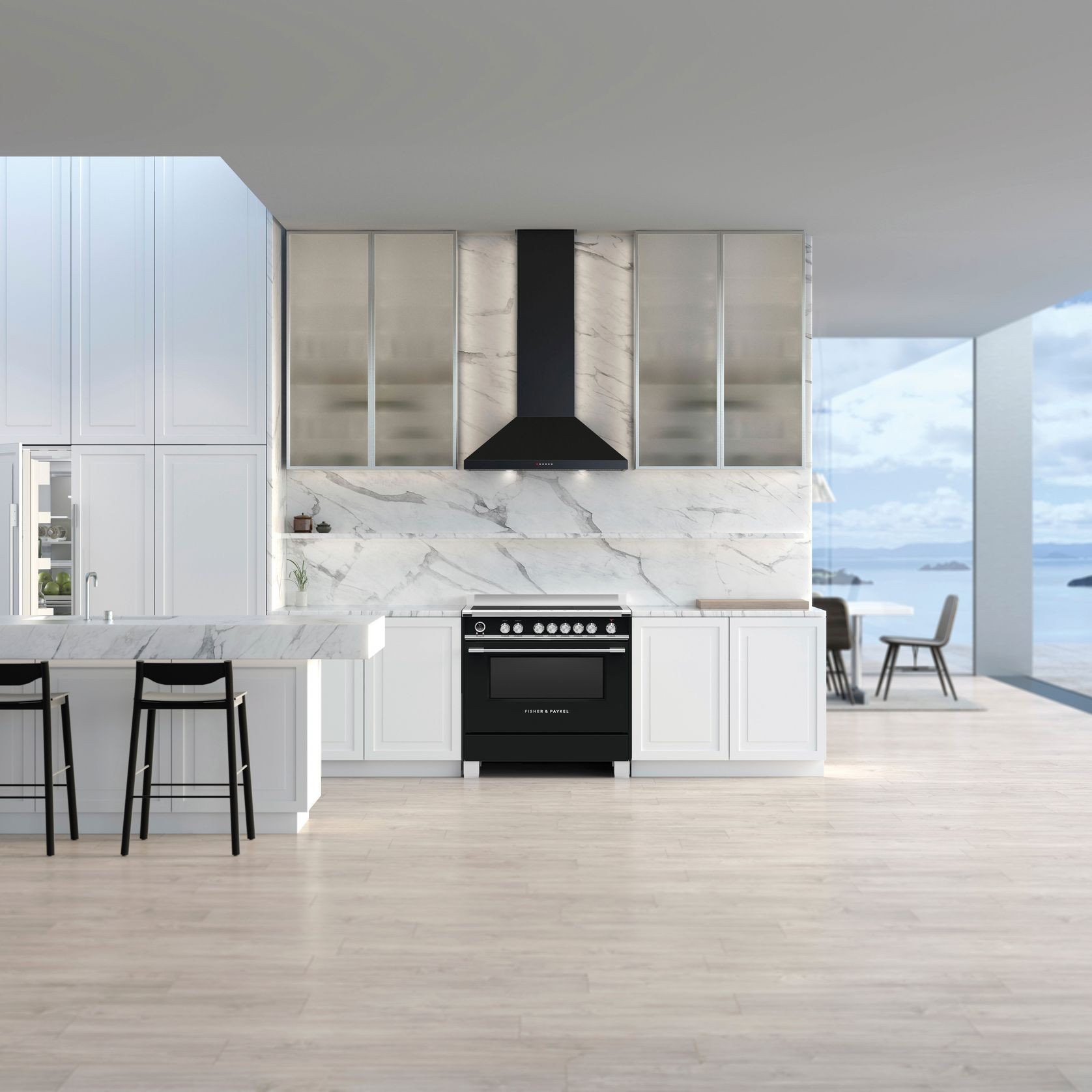 90cm Freestanding Induction Cooker - Black gallery detail image