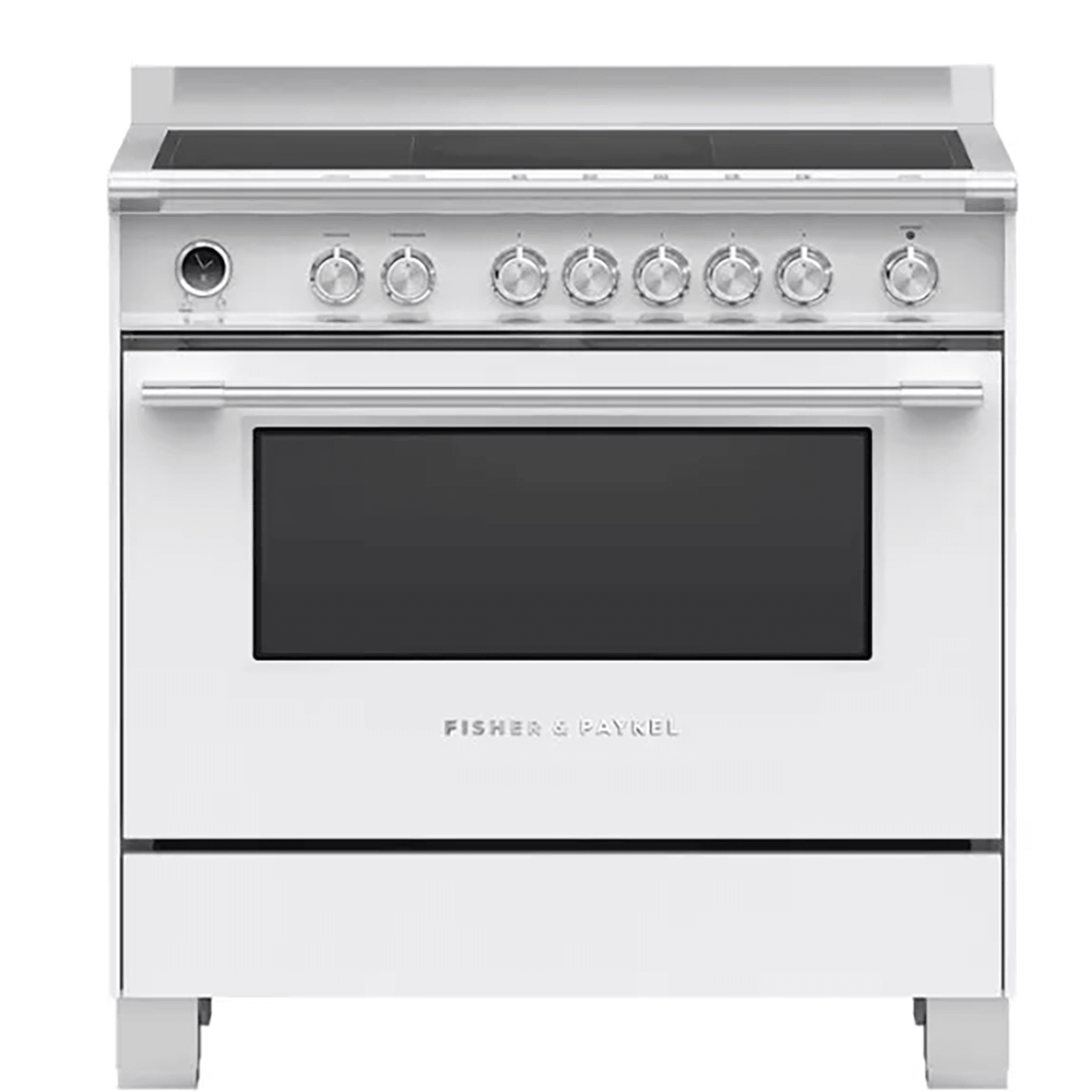 90cm Freestanding Induction Cooker - White gallery detail image