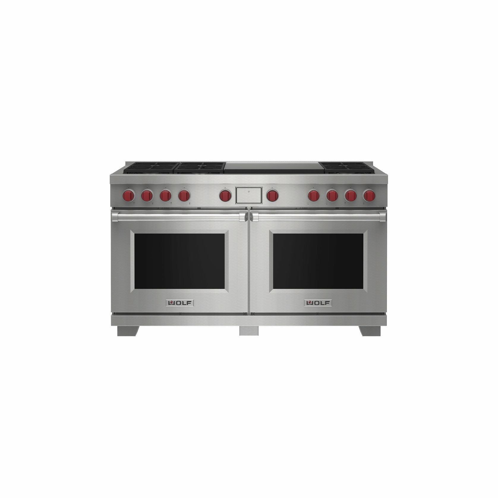 Wolf 152cm Dual Fuel Range - 6 Burners with Infrared gallery detail image