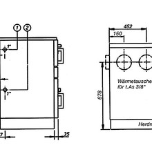 Water-Bearing Wood-Burning Stove K 148 CL Black gallery detail image