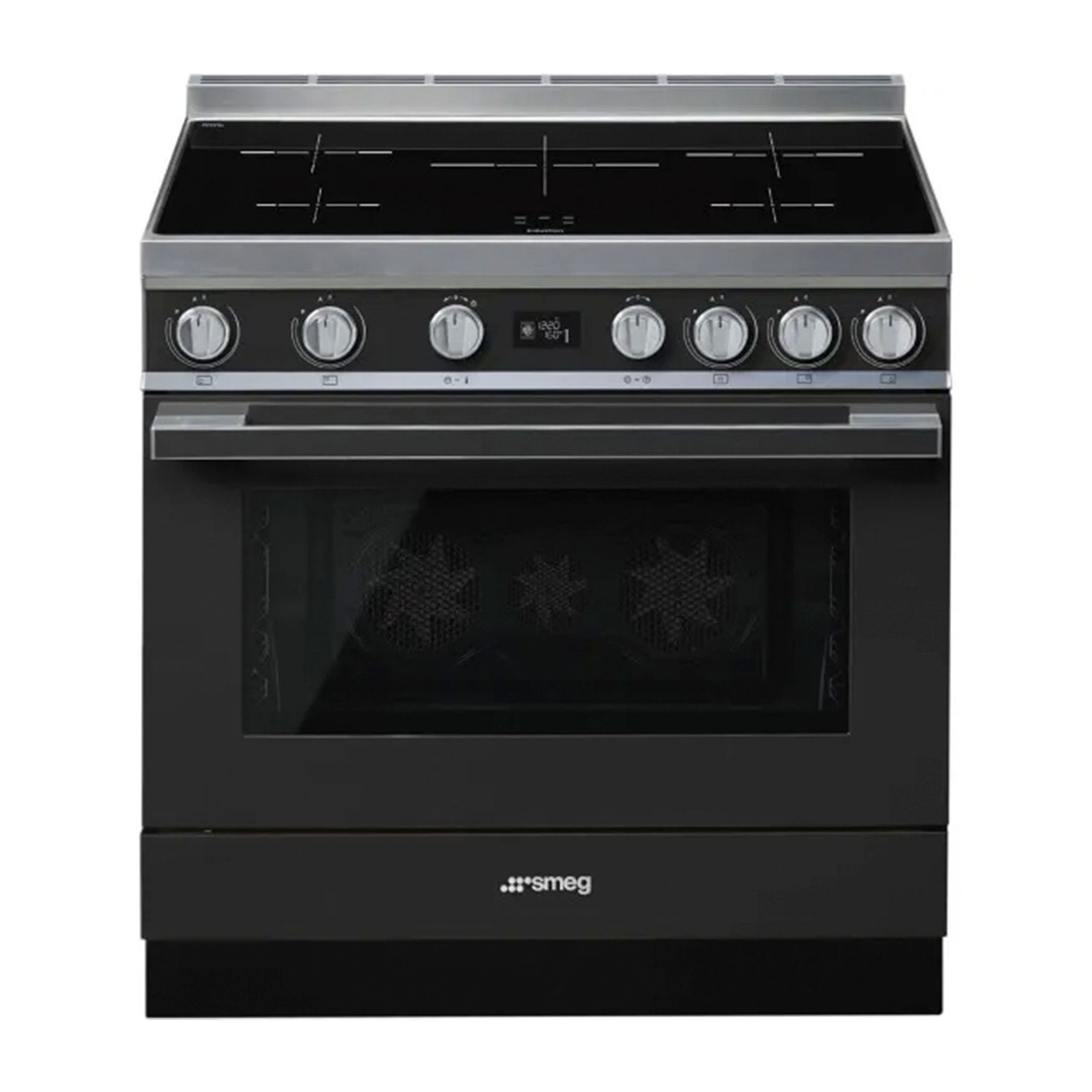 Smeg Portofino 90cm Induction Cooker - Anthracite gallery detail image