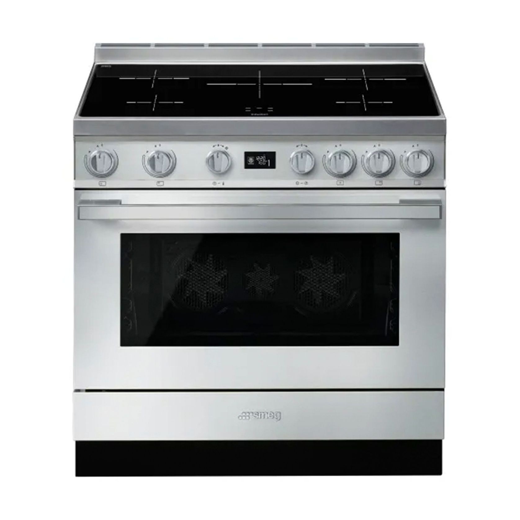 Smeg Portofino 90cm Induction Cooker - Stainless Steel gallery detail image