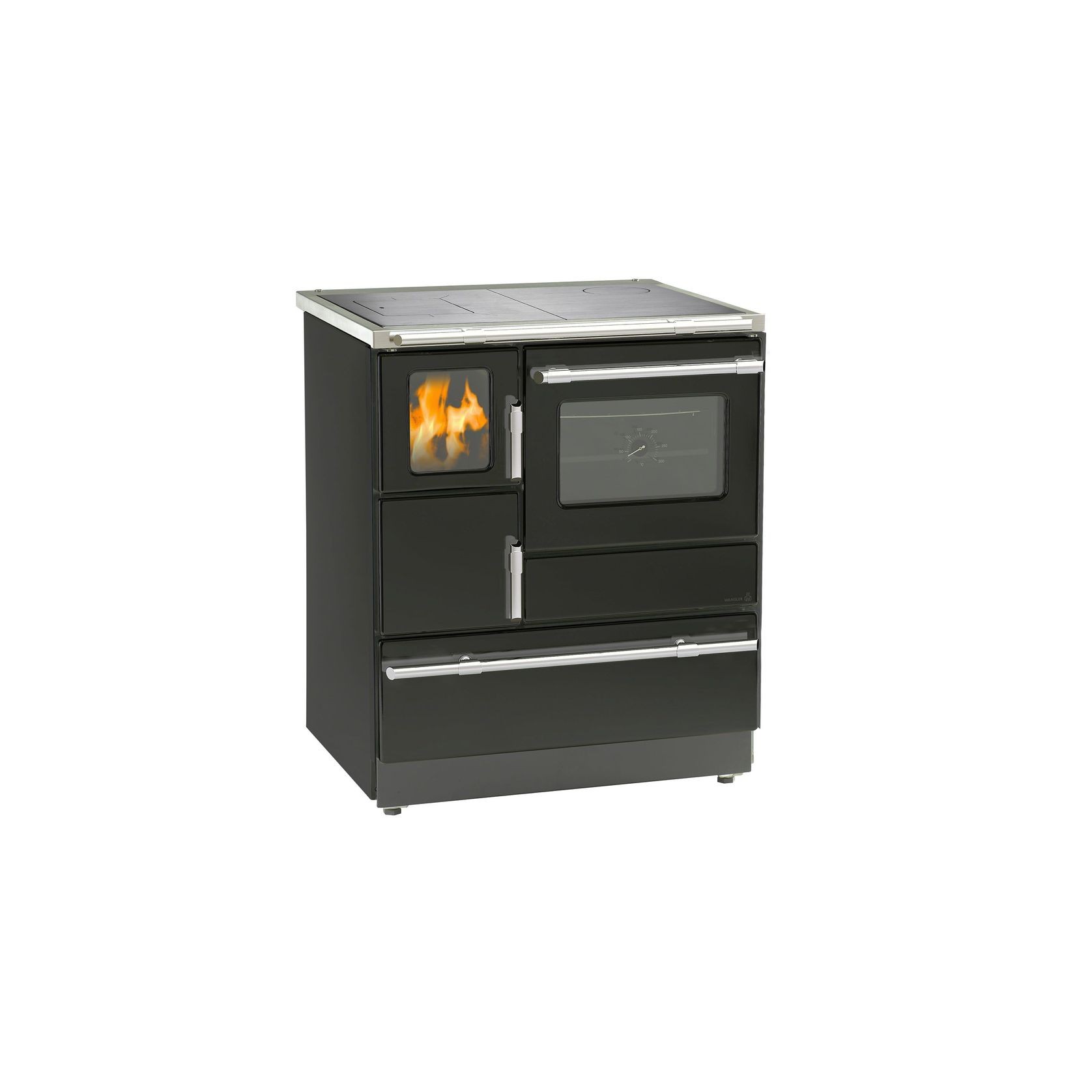 Wood Stove Ambiente Line K 128F Black gallery detail image