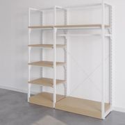 The Fresh White Sneakers Free-Standing Kitset Wardrobe gallery detail image