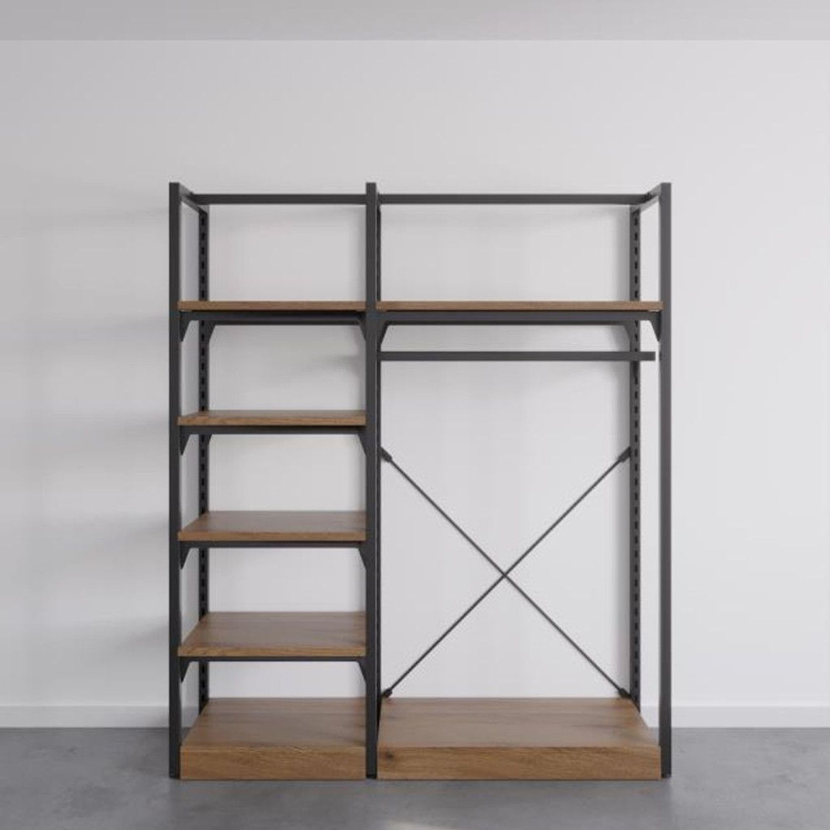 The Fresh White Sneakers Free-Standing Kitset Wardrobe gallery detail image