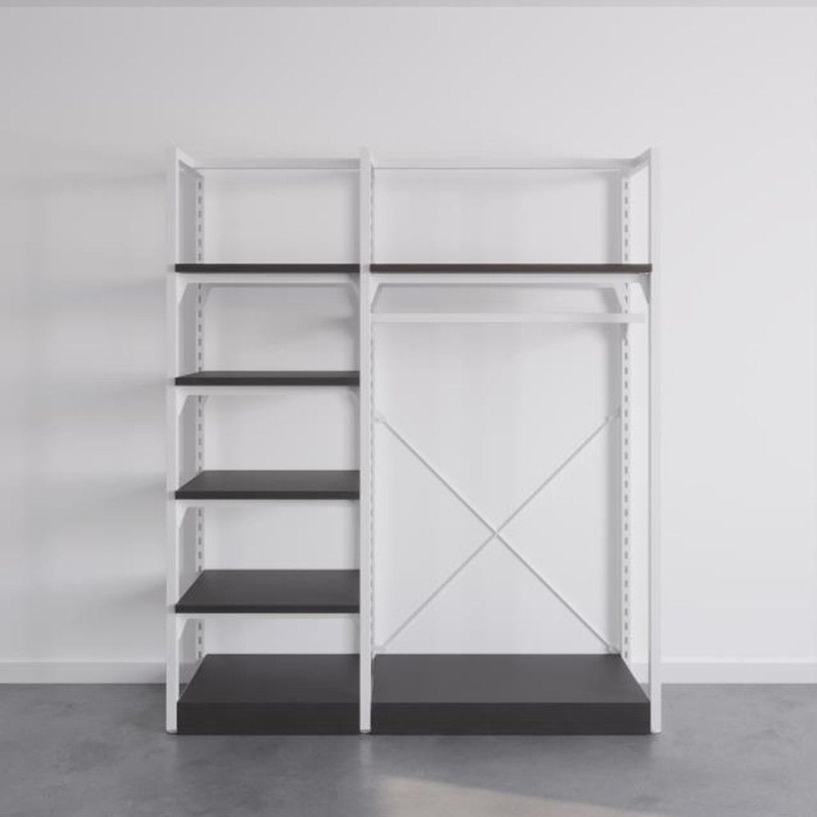 The Fresh White Sneakers Free-Standing Kitset Wardrobe gallery detail image