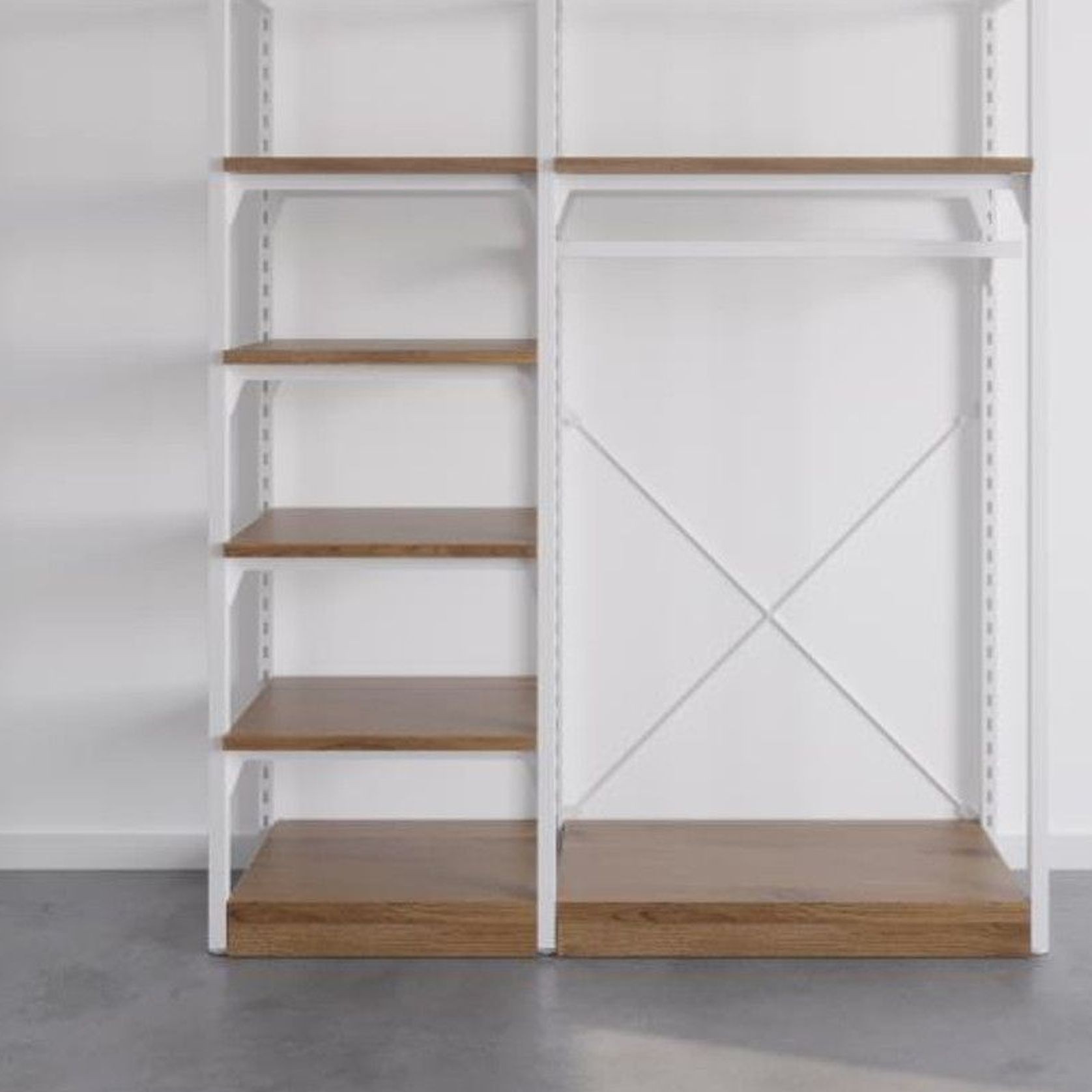 The Fresh White Sneakers Free-Standing Kitset Wardrobe gallery detail image