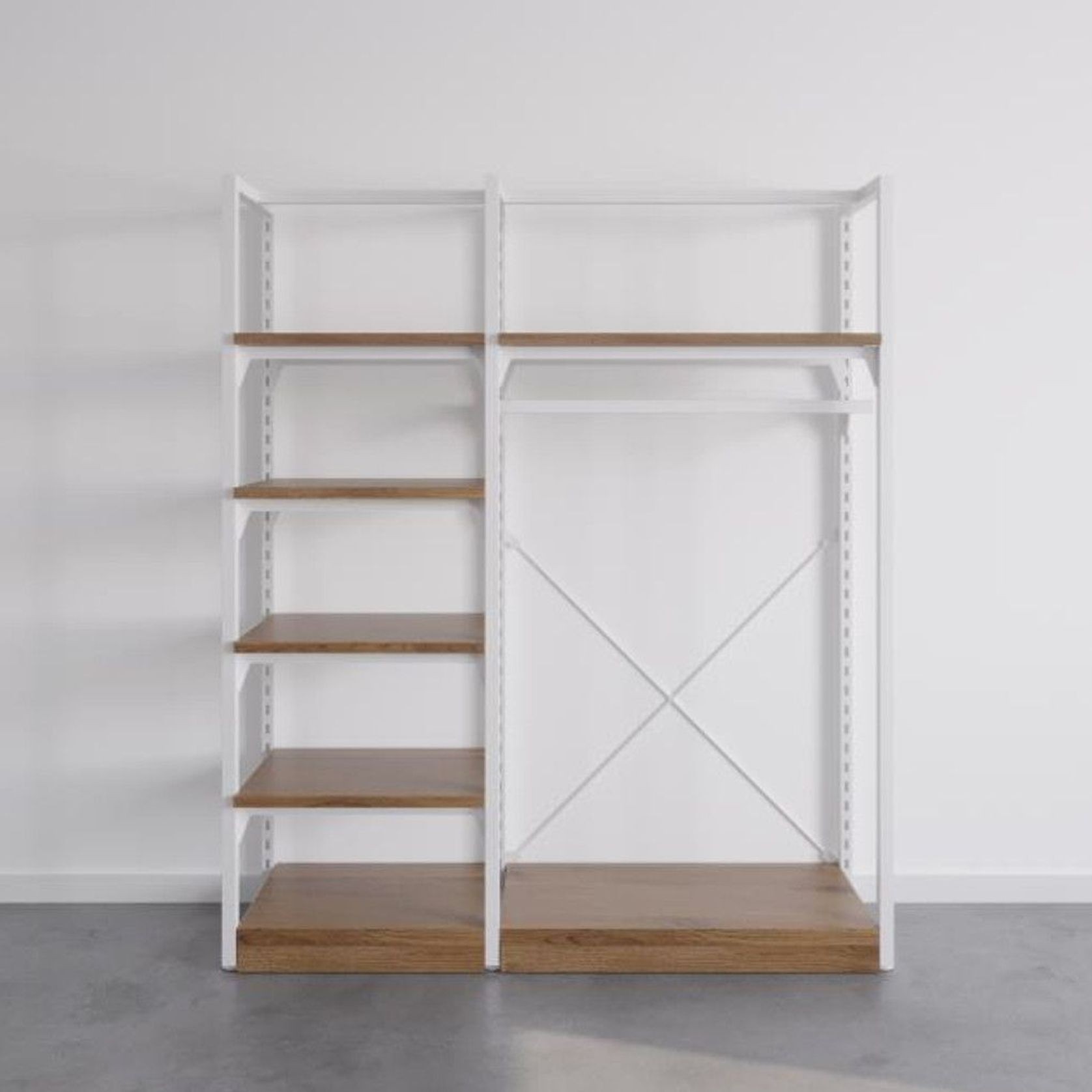The Fresh White Sneakers Free-Standing Kitset Wardrobe gallery detail image