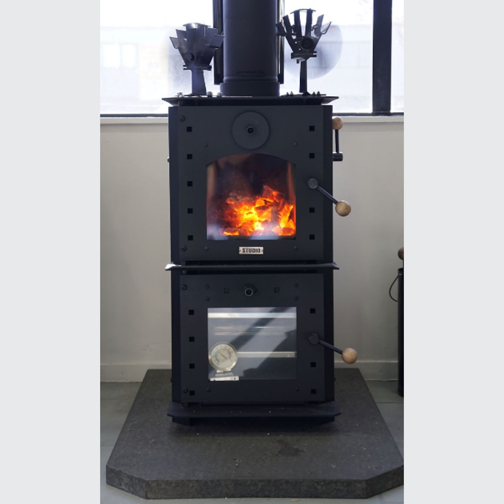 Warmington Studio Oven Wood Fireplace gallery detail image