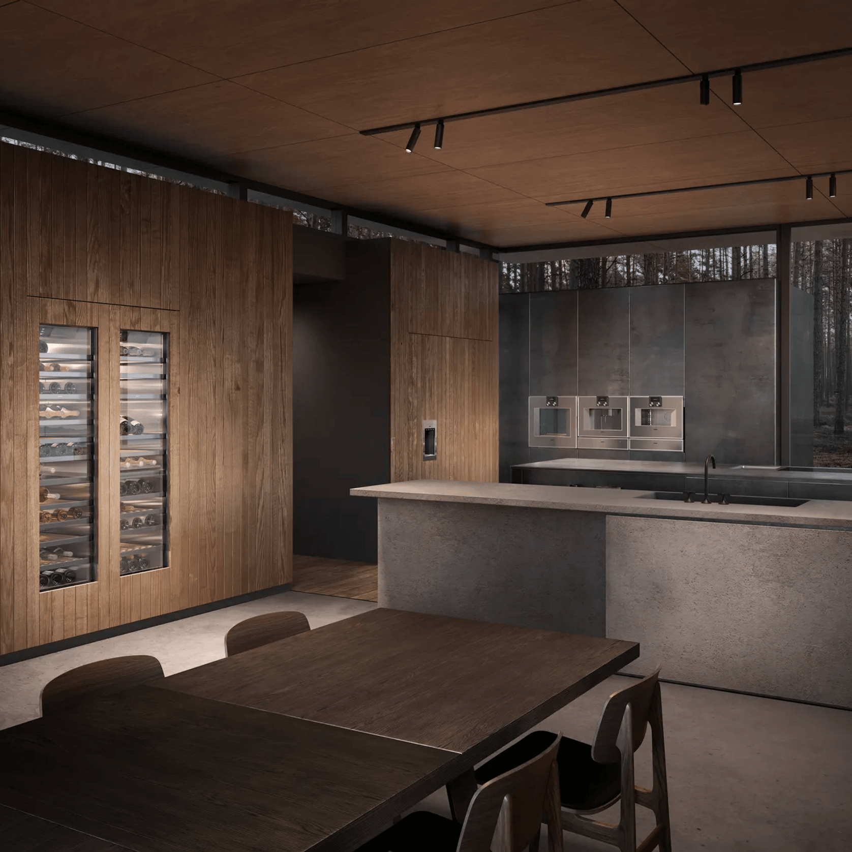 Gaggenau Vario Built-in Freezer 400 Series Soft Close Flat Hinge gallery detail image