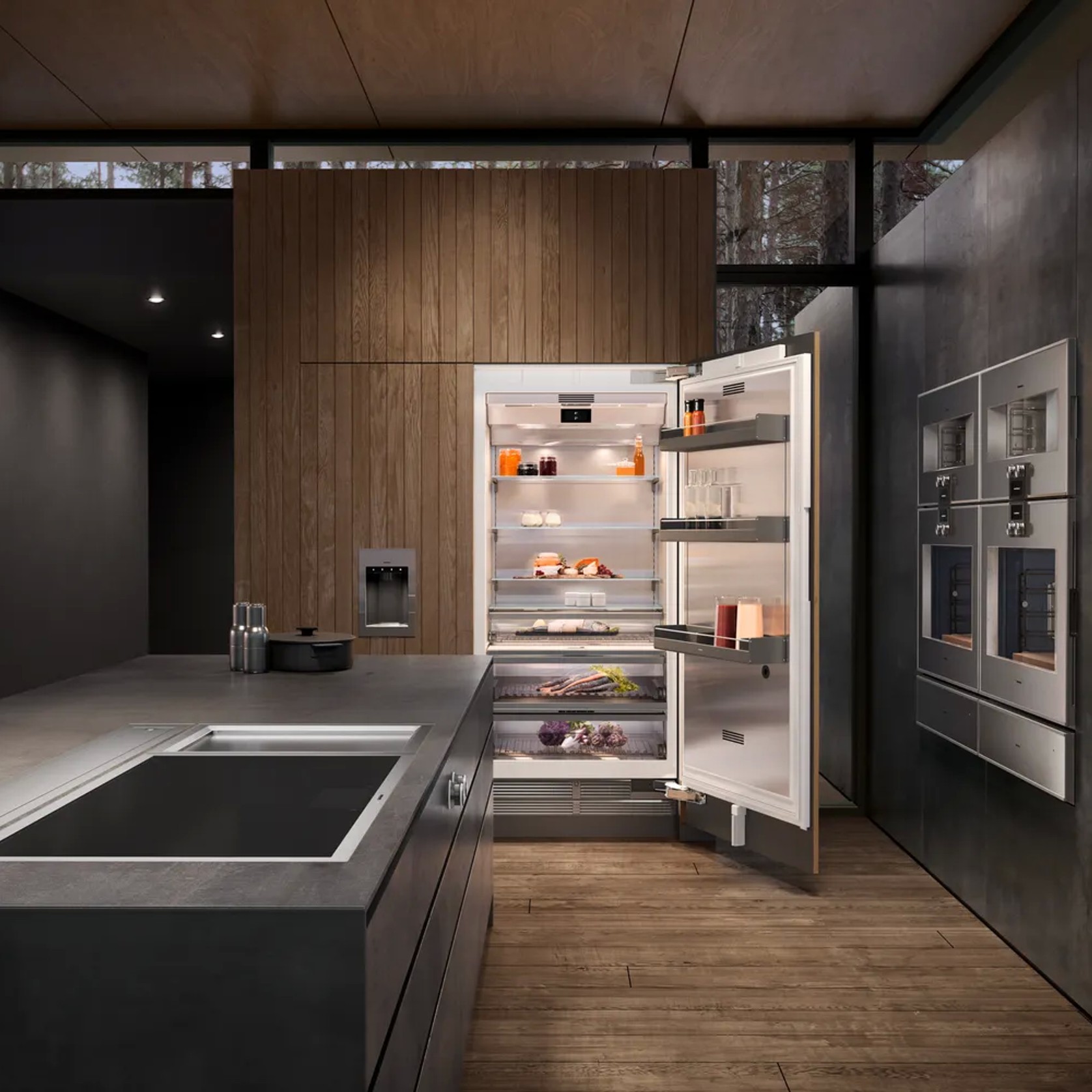 Gaggenau Vario Built-in Freezer 400 Series Soft Close Flat Hinge gallery detail image