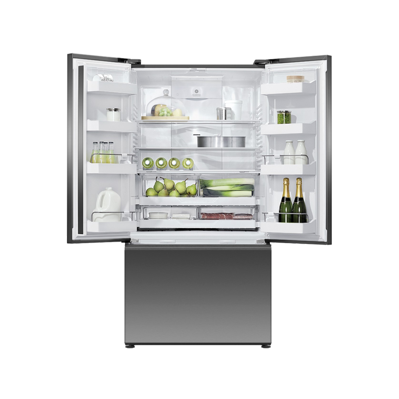 F&P Freestanding French Door Refrigerator Freezer, 569L gallery detail image
