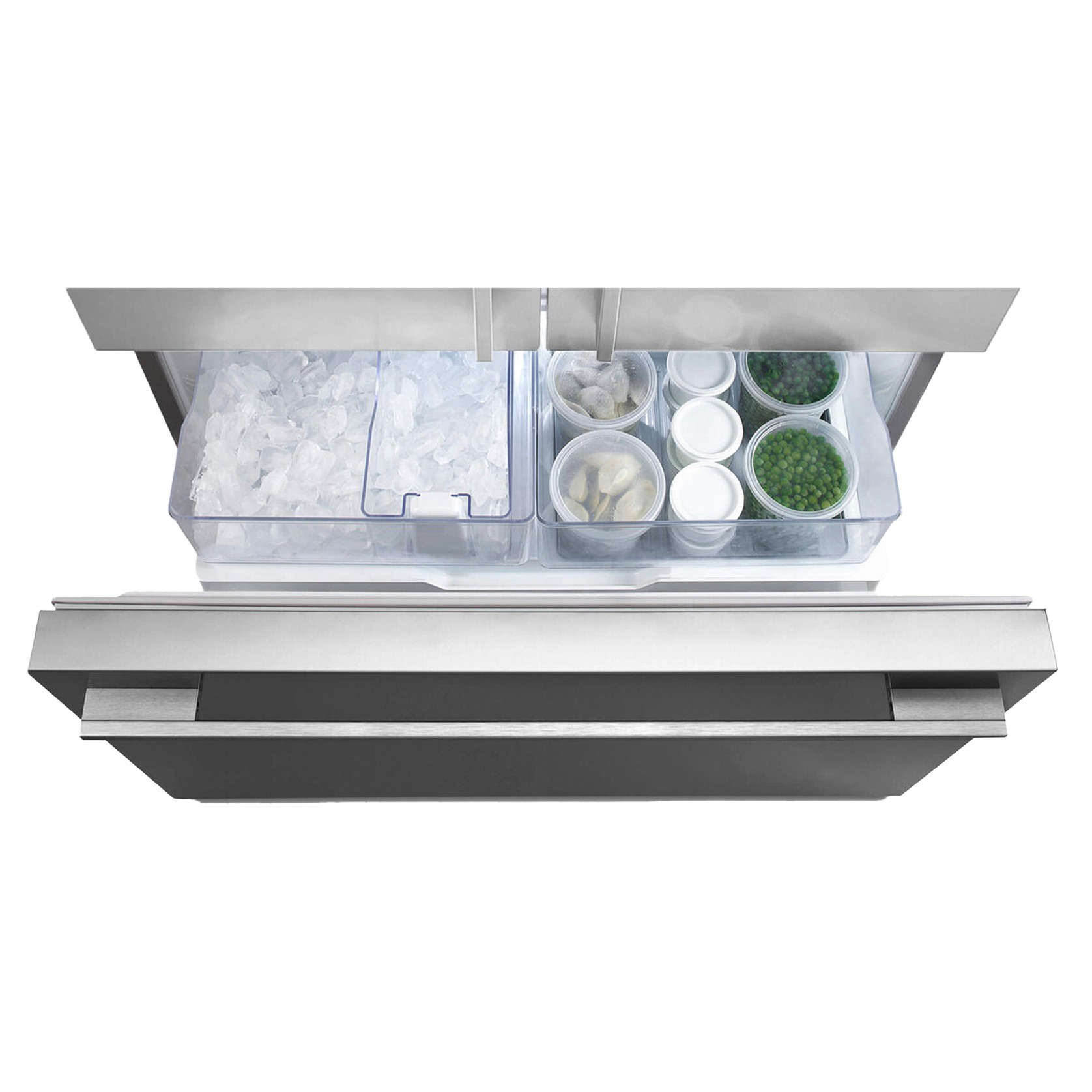 F&P Freestanding French Door Refrigerator Freezer, 569L gallery detail image