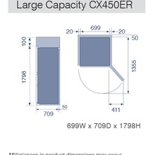 CX Large Capacity Designer Series Multi Drawer Fridge gallery detail image