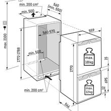 ICNh 5123 Plus EasyFresh Fully Integrated Bottom Mount gallery detail image