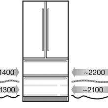ECBN 6256 PremiumPlus | Fully Integrated French Door Fridge gallery detail image