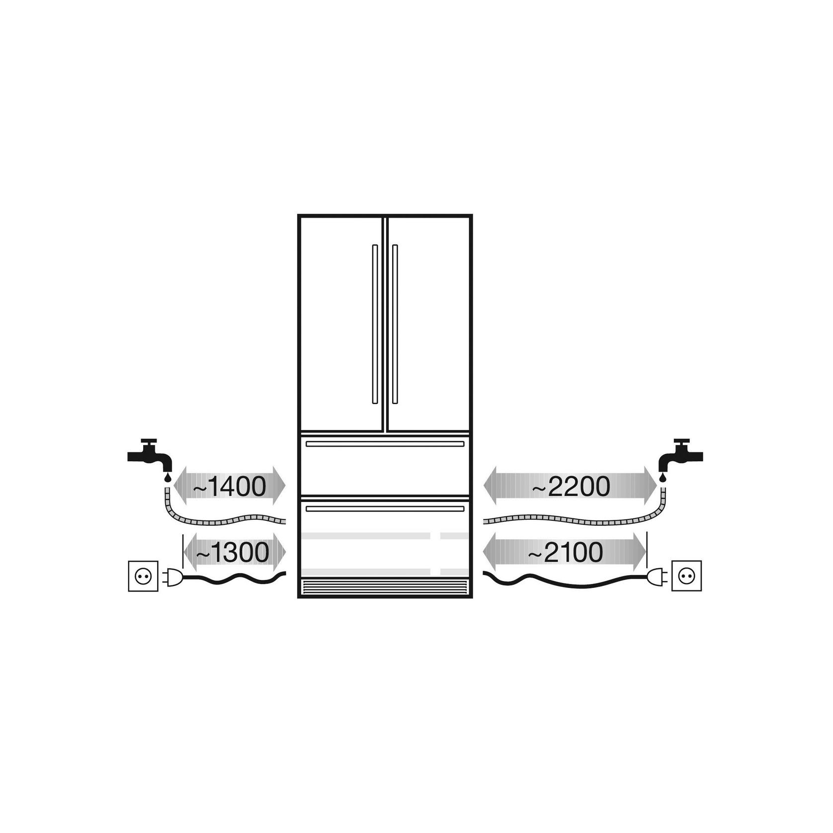 ECBN 6256 PremiumPlus | Fully Integrated French Door Fridge gallery detail image