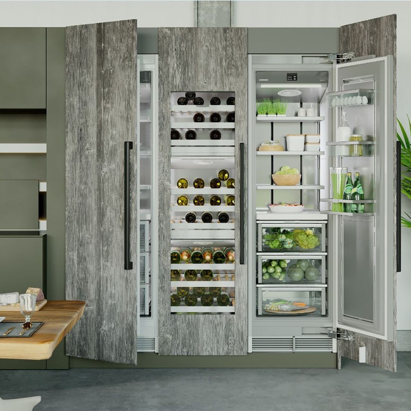 LIEBHERR | Monolith Integrated BioFresh Refrigerator w. 610 mm gallery detail image