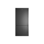 496 Litre Bottom Mount Fridge - Matte Black - Left Hinge gallery detail image