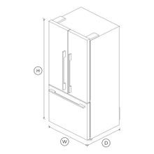 Freestanding French Door Refrigerator Freezer, 79cm, 487L gallery detail image