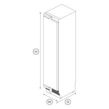 Integrated Column Freezer, 45.7cm, Ice, Left Hinge gallery detail image