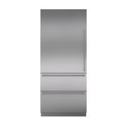 91cm Designer Over-and-Under Refrigerator Freezer with Internal Water Dispenser & Ice Maker gallery detail image