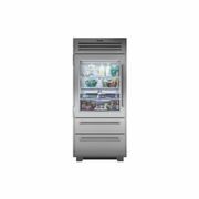 91cm PRO Refrigerator Freezer with Glass Door gallery detail image