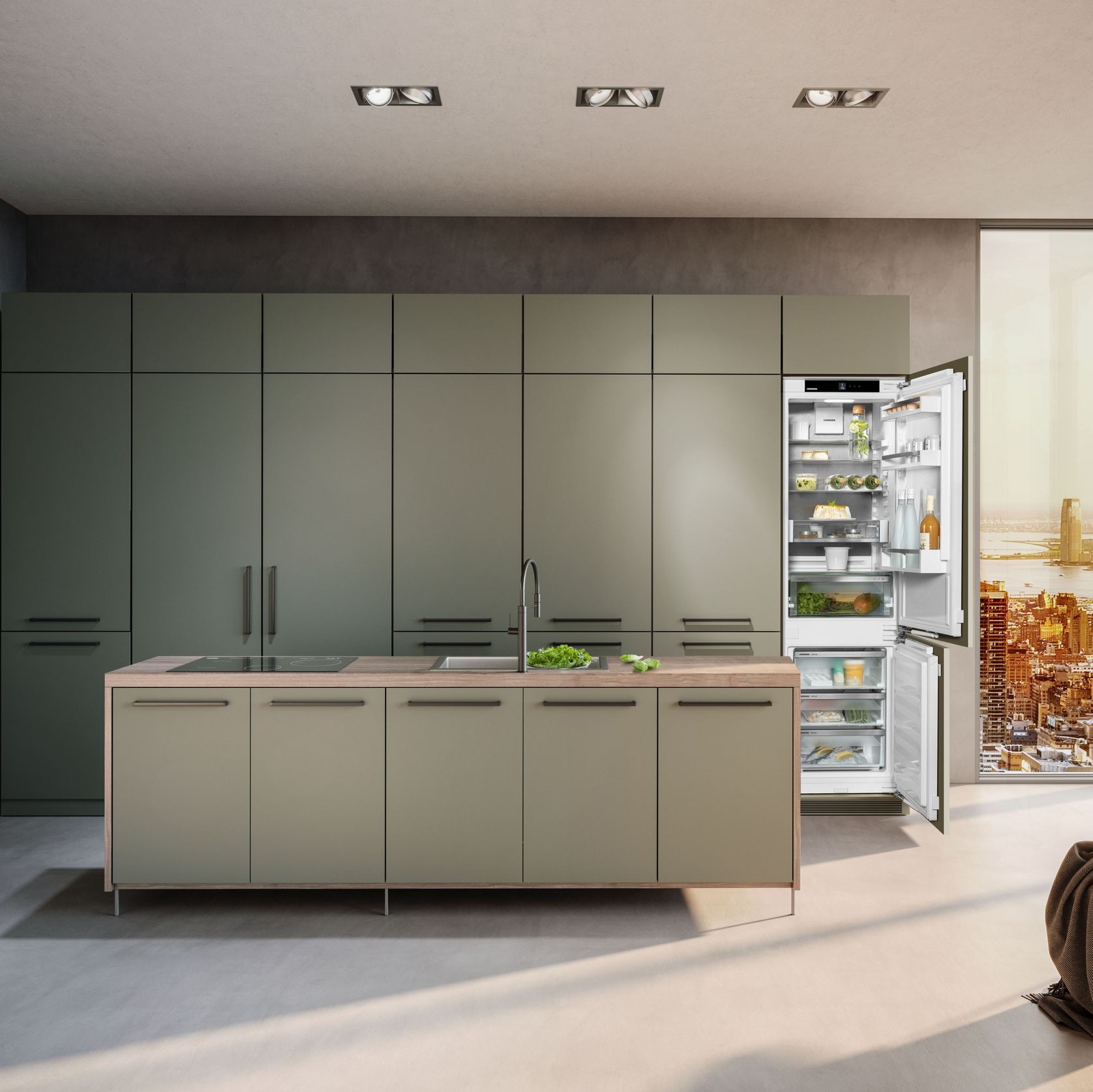 ICNh 5123 Plus EasyFresh | Fully Integrated Bottom Mount gallery detail image