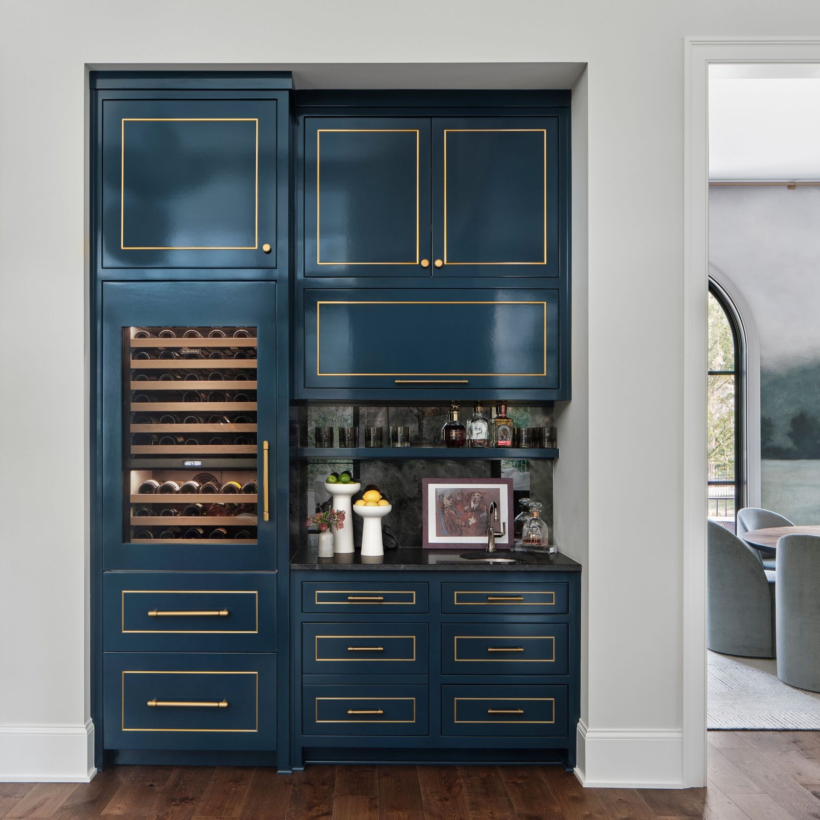 Sub-Zero Wine Storage with Refrigerator Drawers gallery detail image