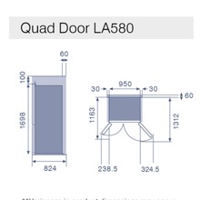 L4 Quad Door Refrigerator gallery detail image