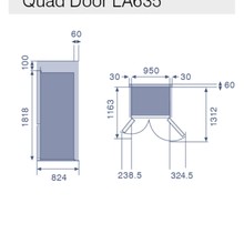 L4 Quad Door Refrigerator gallery detail image