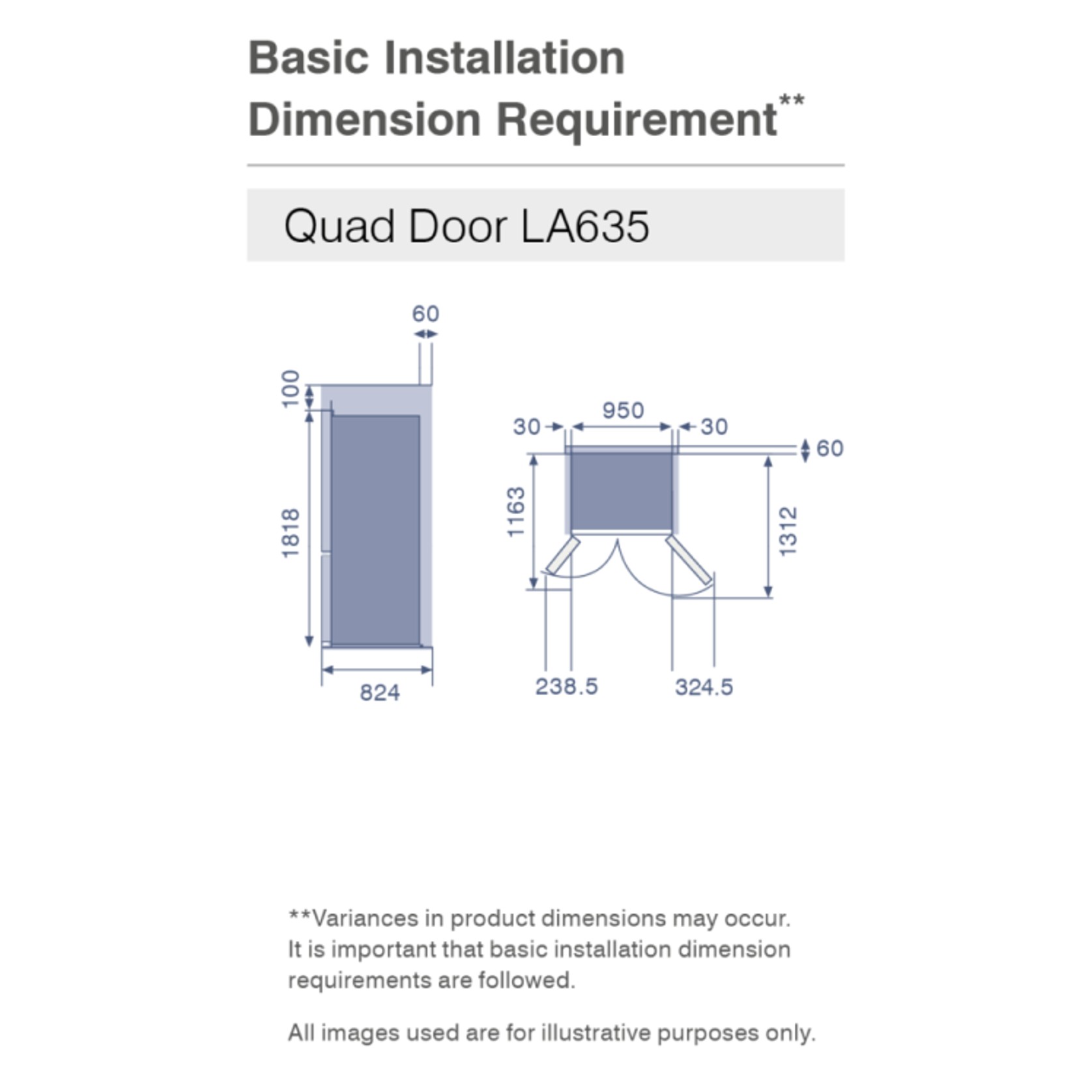 L4 Quad Door Refrigerator gallery detail image