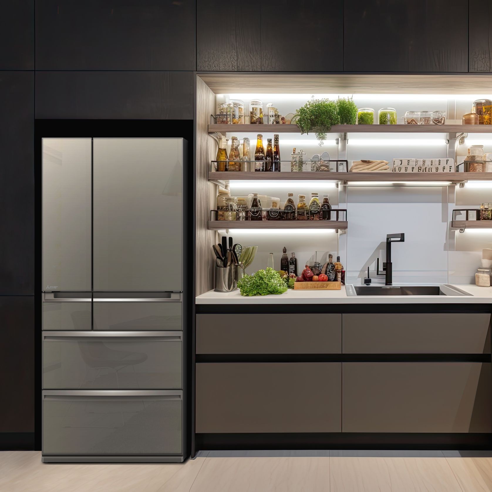 WX Series Four Drawer French Door Fridge gallery detail image