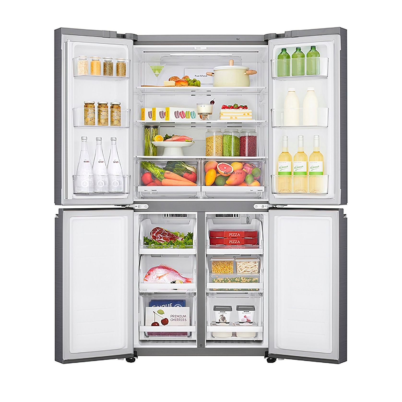 LG 530 Litre French Door Refrigerator - Stainless Steel gallery detail image